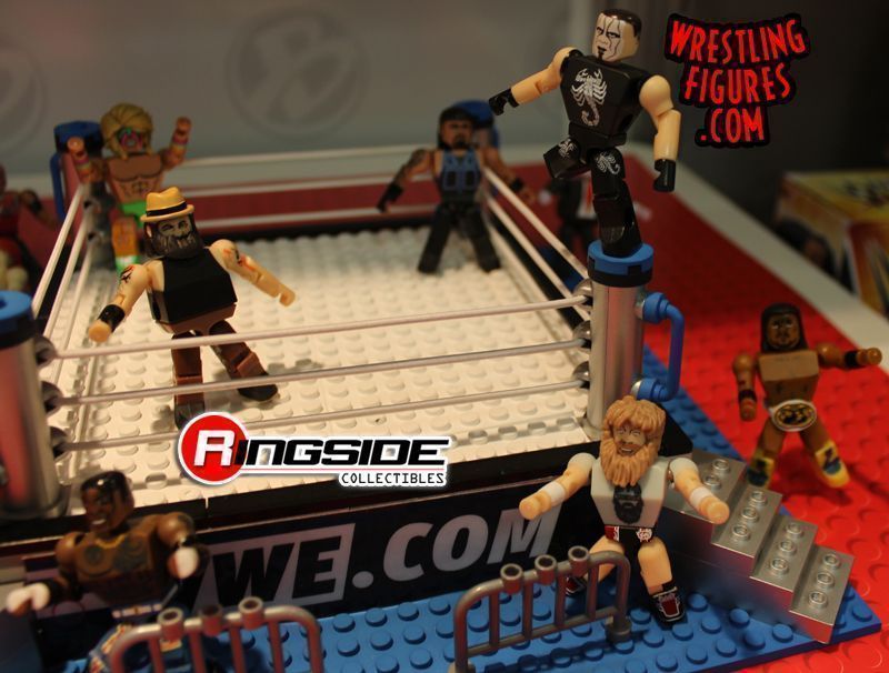Wicked Cool & Bridge Direct WWE Displays Dallas Toy Fair
