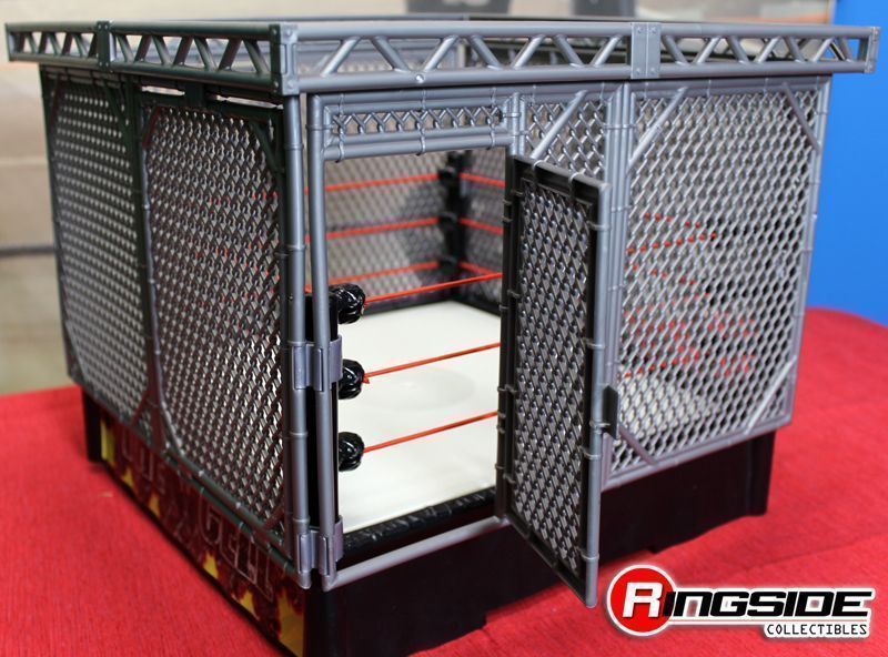 STEEL CAGE ACCESSORY (FITS MOST WWE RINGS) MATTEL TOY ACTION FIGURE