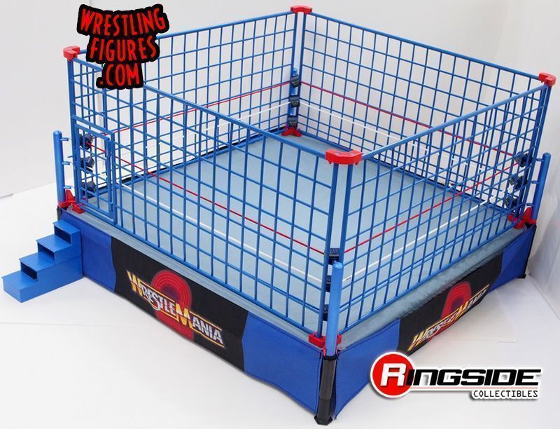 wicked cool toys wwe authentic scale steel cage match