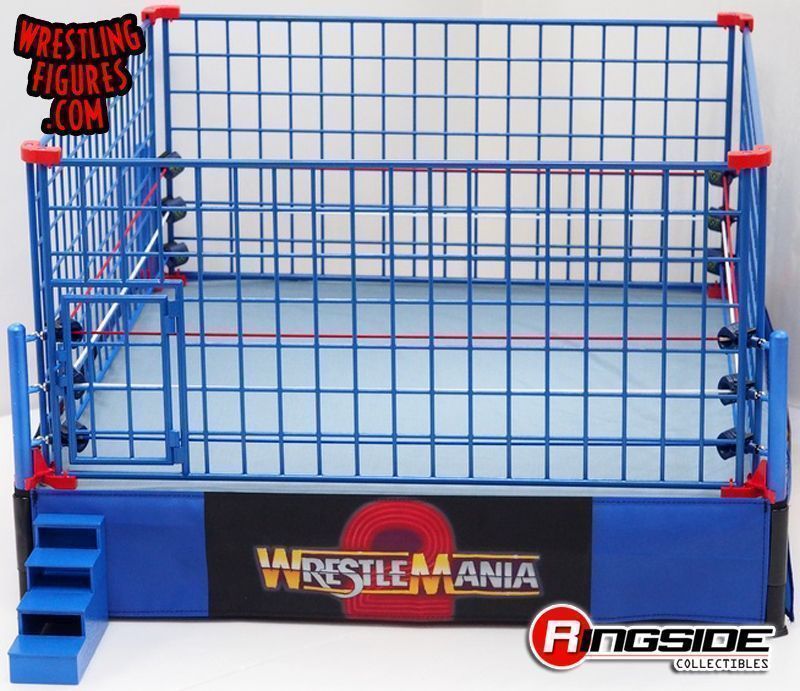 wicked cool toys wwe authentic scale steel cage match