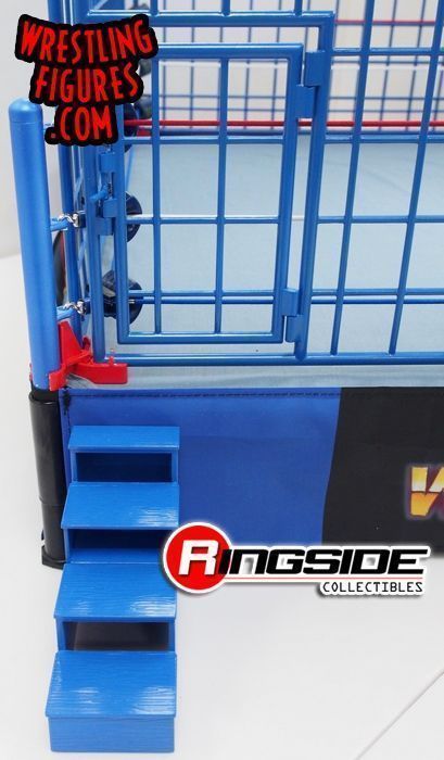 wicked cool toys wwe authentic scale steel cage match