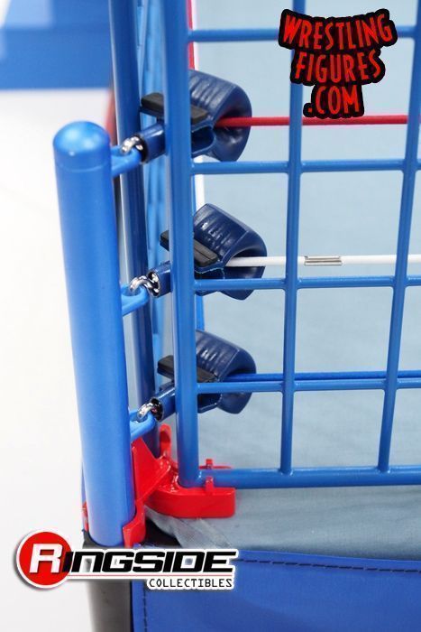 wicked cool toys wwe authentic scale steel cage match