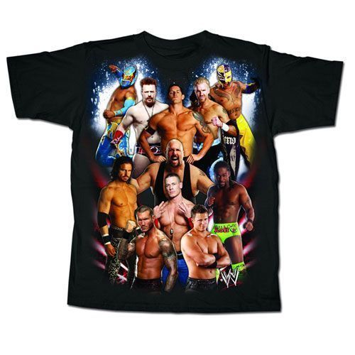 wwe wrestlers shirts