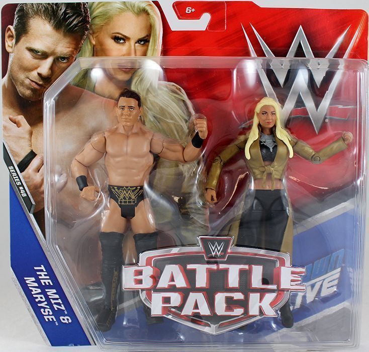 maryse figure miz maryse wwe battle packs 46 mattel toy wrestling maryse figure miz maryse wwe battle packs 46 mattel toy wrestling