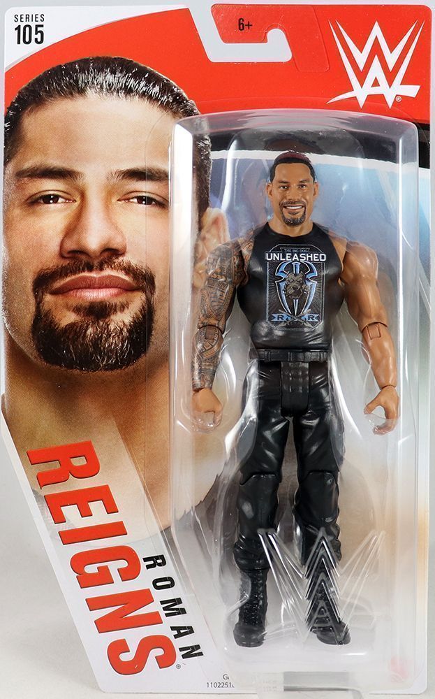 Roman Reigns Wwe Series 105 Mattel Toy Wrestling Action Figure